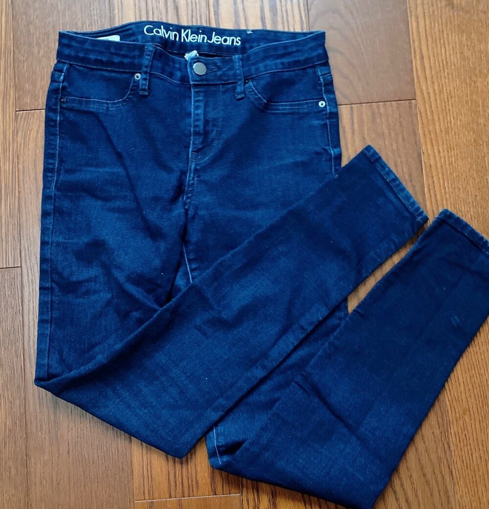 Calvin Klein Jeans Women's Mid Rise Legging 27 Blue
